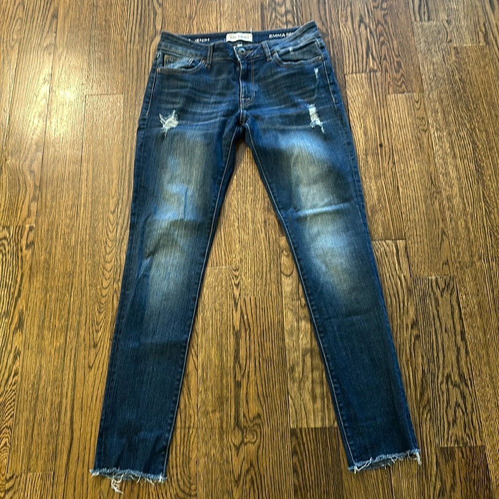 DL1961 Emma Smart Denim Size 27 Distressed Blue Skinny Jeans